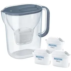 Brita Dzbanek filtrujący Style Essential+3 wkłady MaxtraPro PP (ciemnoniebieski), Wasserfilterkanne, Blau