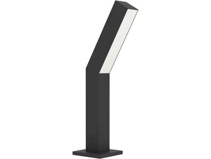Eglo Stehlampe aussen Ugento Schwarz Aluminium/Stahl B 8.5 H 36 cm IP44 - LED - Lichtfarbe: Warmweiss- LED Energiesparlampe