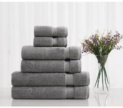 Vince Camuto Classic Solid 6 Piece Towel Set