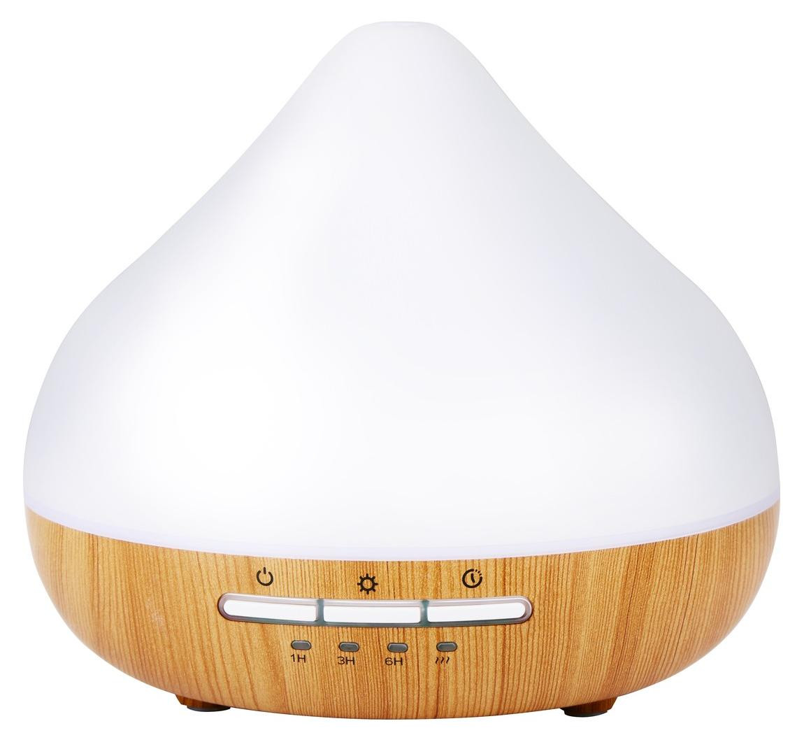 Grundig Aroma Diffuser Luchtbevochtiger 300ml - Elektrische Geurverspreider met LED Verlichting en Timer - Wit