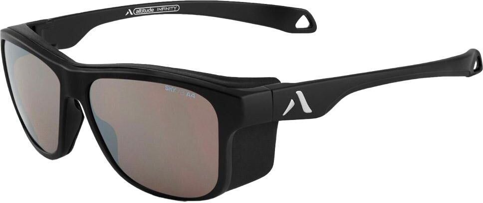 Altitude Eyewear  - Infinity Matte Black Brown Silver Flash - Lunettes de soleil