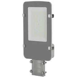 LED Straßenlaterne Außenflutlicht Staubgeschützt Grau Aluminium IP65 L 41,76 cm