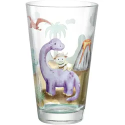 6er-Set Leonardo Trinkbecher Avventura - Dino 200 ml Glas Bunt M (Medium)