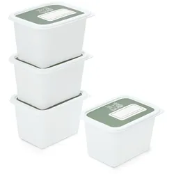 Tchibo - 4 Gefrierdosen - weiß