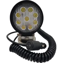 Berger & Schröter Berge & Schröter | LED Arbeitsscheinwerfer rund 9x3 W, 2160 Lumen mit Magnetfuß