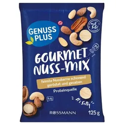 GENUSS PLUS Nuss-Mix »Gourmet« geröstet & gesalzen 125 g