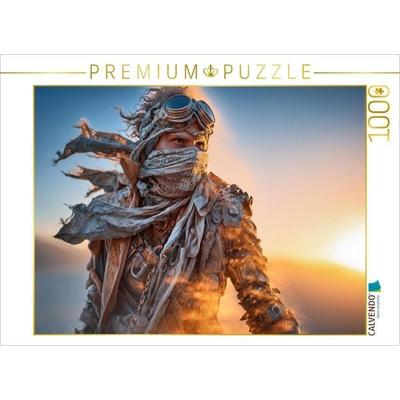 CALVENDO Puzzle Sie kommt mit dem Sturm | 1000 Teile Lege-Größe 64x48cm Foto-Puzzle für glückliche Stunden
