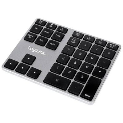 LogiLink ID0187 Bluetooth® Nummernblock Silber