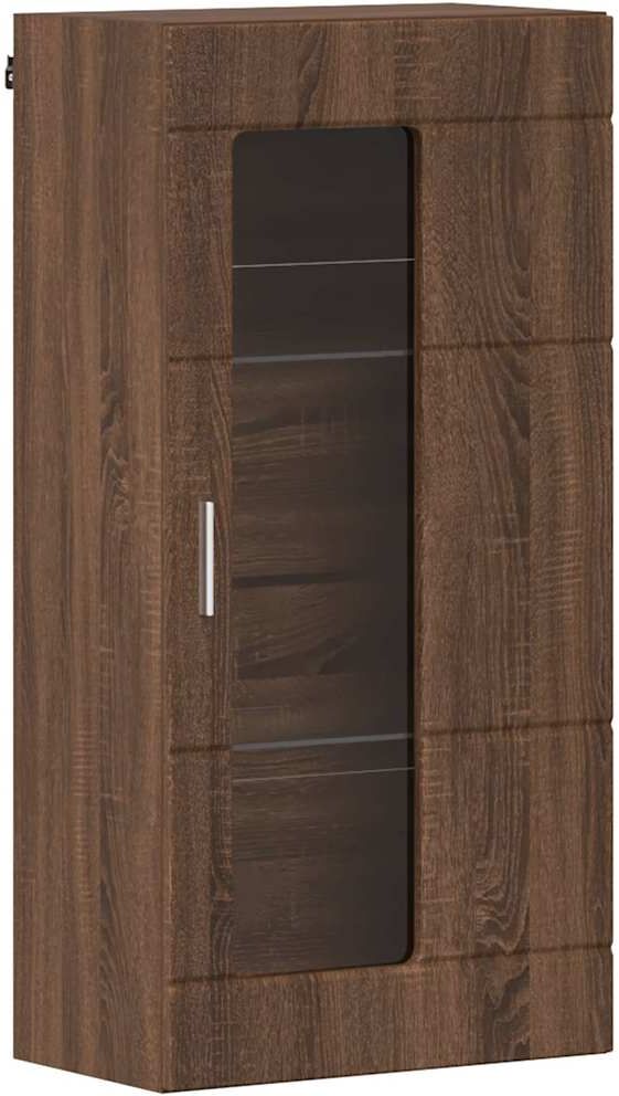 vidaXL Cabinet en Bois Chêne brun Bois d'ingénierie
