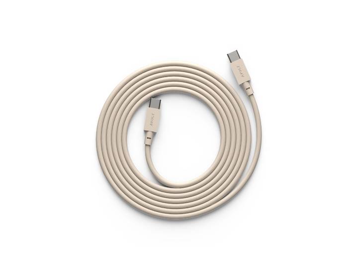 Avolt Cable 1 USB-C vers USB-C câble de charge 2 m Nomad sand