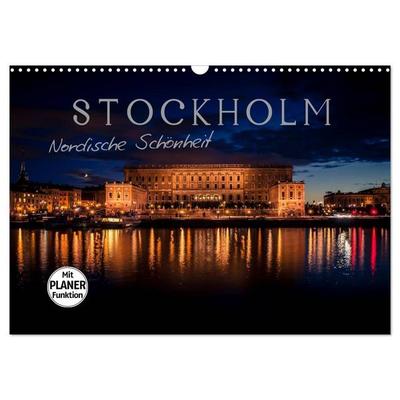 Stockholm - Nordische Schönheit (Wandkalender 2026 DIN A3 quer), CALVENDO Monatskalender