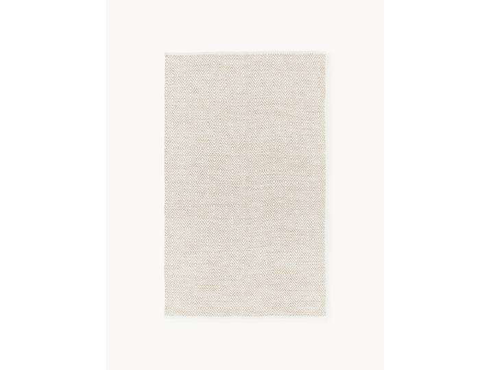 Tapis d'intérieur/extérieur tissé main avec motif à losanges Rika