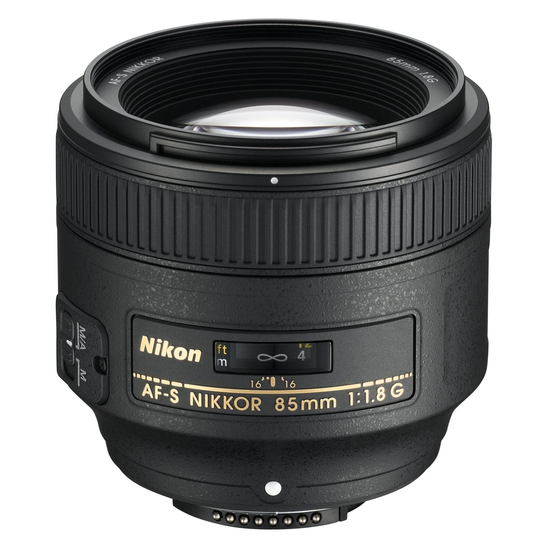 Nikon AF-S Nikkor 85mm f/1.8G (Nikon F, APS-C / DX, Vollformat) (JAA341DA)