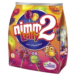 nimm2® Lutscher mit Fruchtsaft