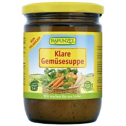 Klare Suppe - mit Bio-Hefe im Glas
