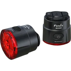 Fenix BC06R Intelligentes Fahrradrücklicht mit Bemssensor, 90 Lumen