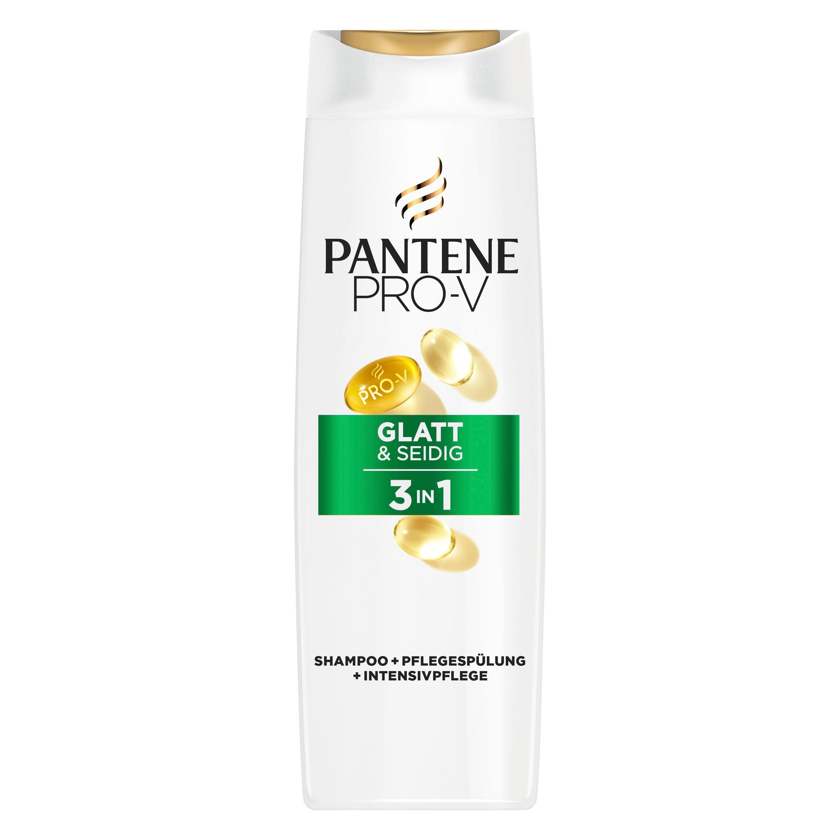 Pantene Pro-V Glatt & Seidig 3 in 1 (Flüssiges Shampoo, 250 ml) (747910)
