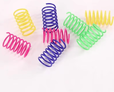 Inspire Curations SpringPounce Interactive Spiral Cat Toys For Indoor Play 16pcs
