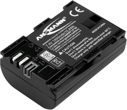 Ansmann A-Can LPE6 Kamera-Akku ersetzt Original-Akku (Kamera) LP-E6 7.4 V 1400 mAh