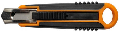 Fiskars Cutter de sécurité, 18mm, 14cm, Noir/Orange 1004683