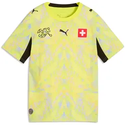 PUMA SFV Schweiz Match Torwarttrikot 2026 Kinder 89 - yellow alert/elektro purple 176
