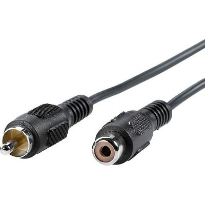 Value Cinch Video Anschlusskabel [1x Cinch-Stecker - 1x Cinch-Buchse] 5.00m Schwarz