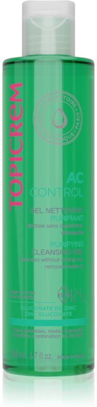 Topicrem AC Purifying Cleansing Gel Deep Cleansing Gel for Oily Sensitive Skin 200 ml