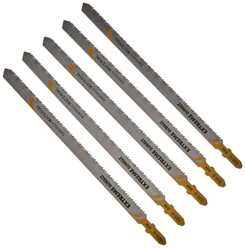 Dewalt Extreme Decoupeerzaagbladen DT2084 voor sandwichmaterialen en plaatstaal, 5 stuks