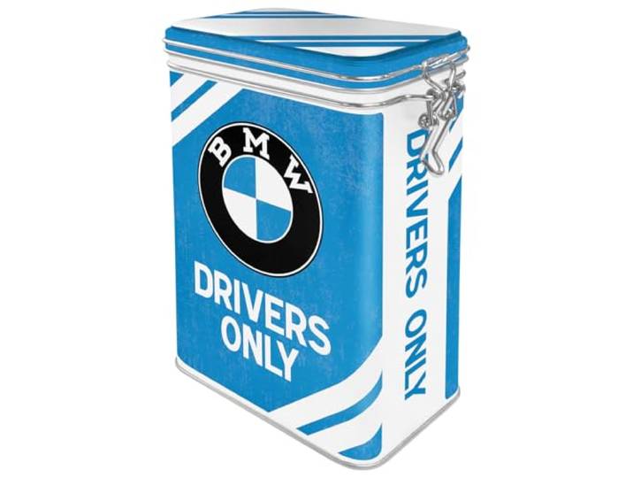 Nostalgic-Art Retro koffieblik, 1,3 l, BMW – Drivers Only