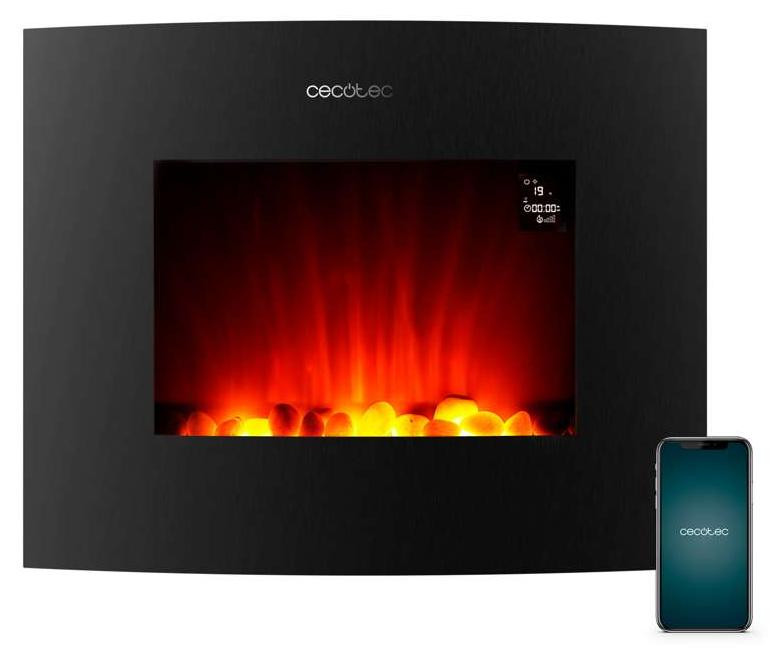 Cecotec ReadyWarm 2650 Curved Flames Connected Elektrische kachel 05814