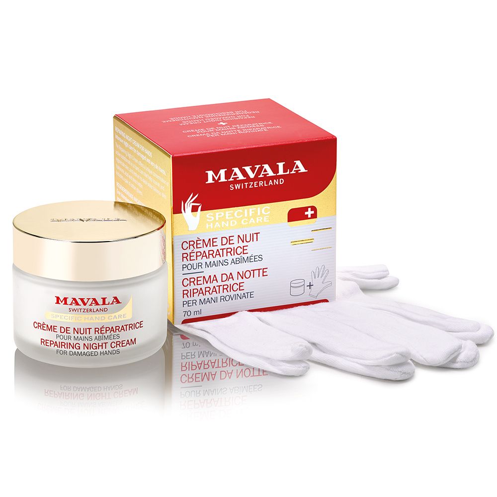 Mavala Crème DE Nuit Réparatrice - de nuit réparatrice pour les mains pot 75 ml 70 Hautcreme
