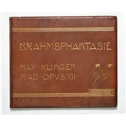Brahms-Phantasie op. XII, Sachbücher von Max Klinger, Brahms Klinger