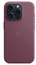 Apple iPhone 15 Pro FineWoven Case with MagSafe - Mulberry, New