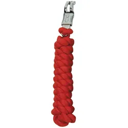 ELDORADO Führstrick mit Panikhaken aus Stahl - rot