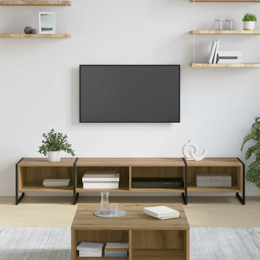 Borough Wharf TV Stand for TVs up to 77" Artisian Oak 77"