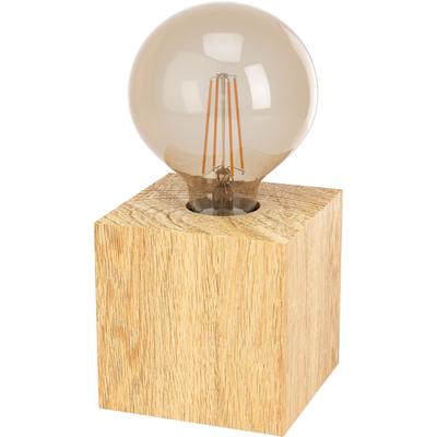 EGLO Tischleuchte "PRESTWICK 2", braun, H: 9,5cm, 1 Stk., Leuchten, Nachttischlampe, Deko, wohnlich, Schalter am Kabel, 9,5x9,5x9,5 cm, Tischleuchte
