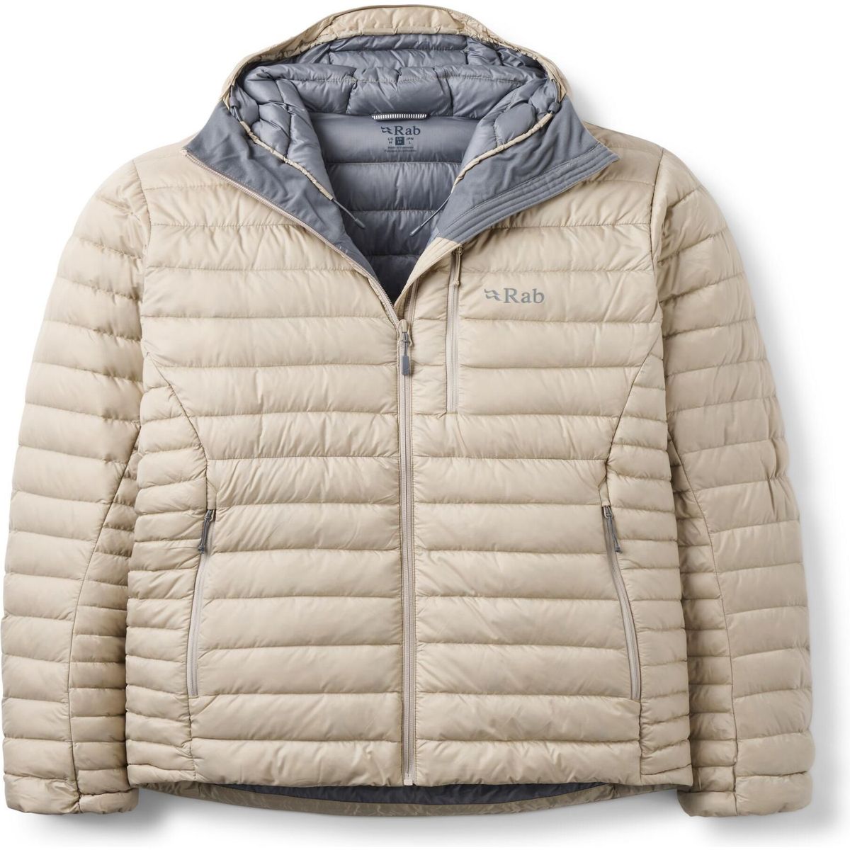 Rab Microlight Alpine Hoody dark pebble (DKP) M QDB-92-DKP-MED