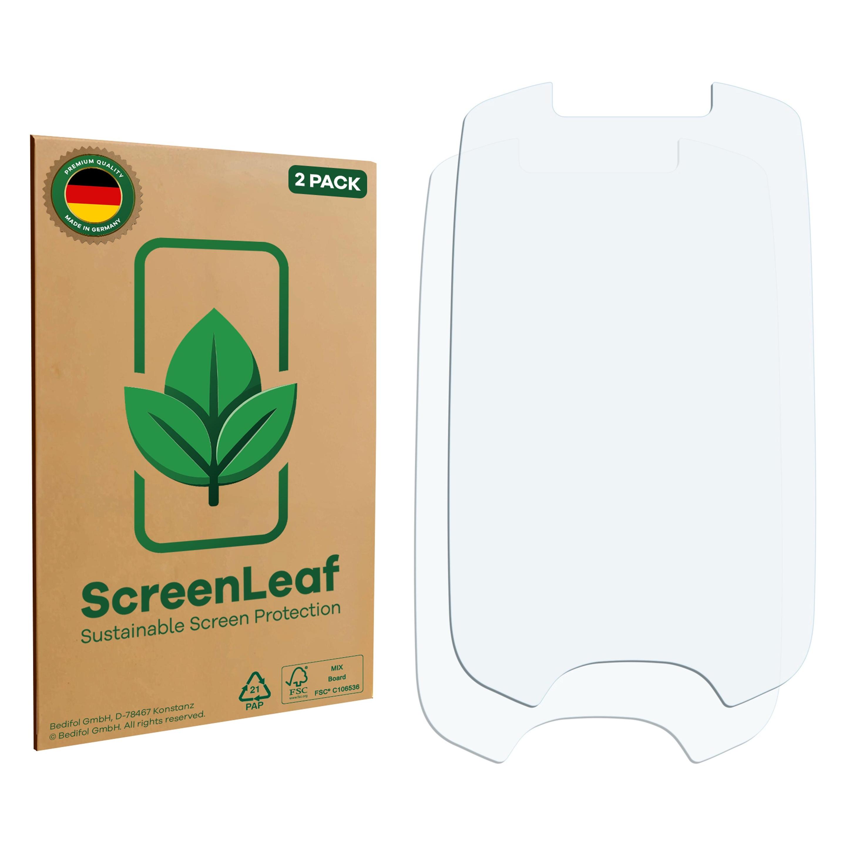 ScreenLeaf Schutzfolie für Zebra PS20 Plus Displayschutz Display Schutz Folie Klar Transparent (6158477)