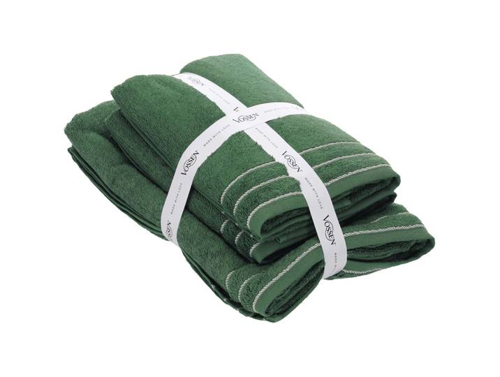 Vossen Duschtuch Delina Evergreen Baumwolle 50 x 100 cm