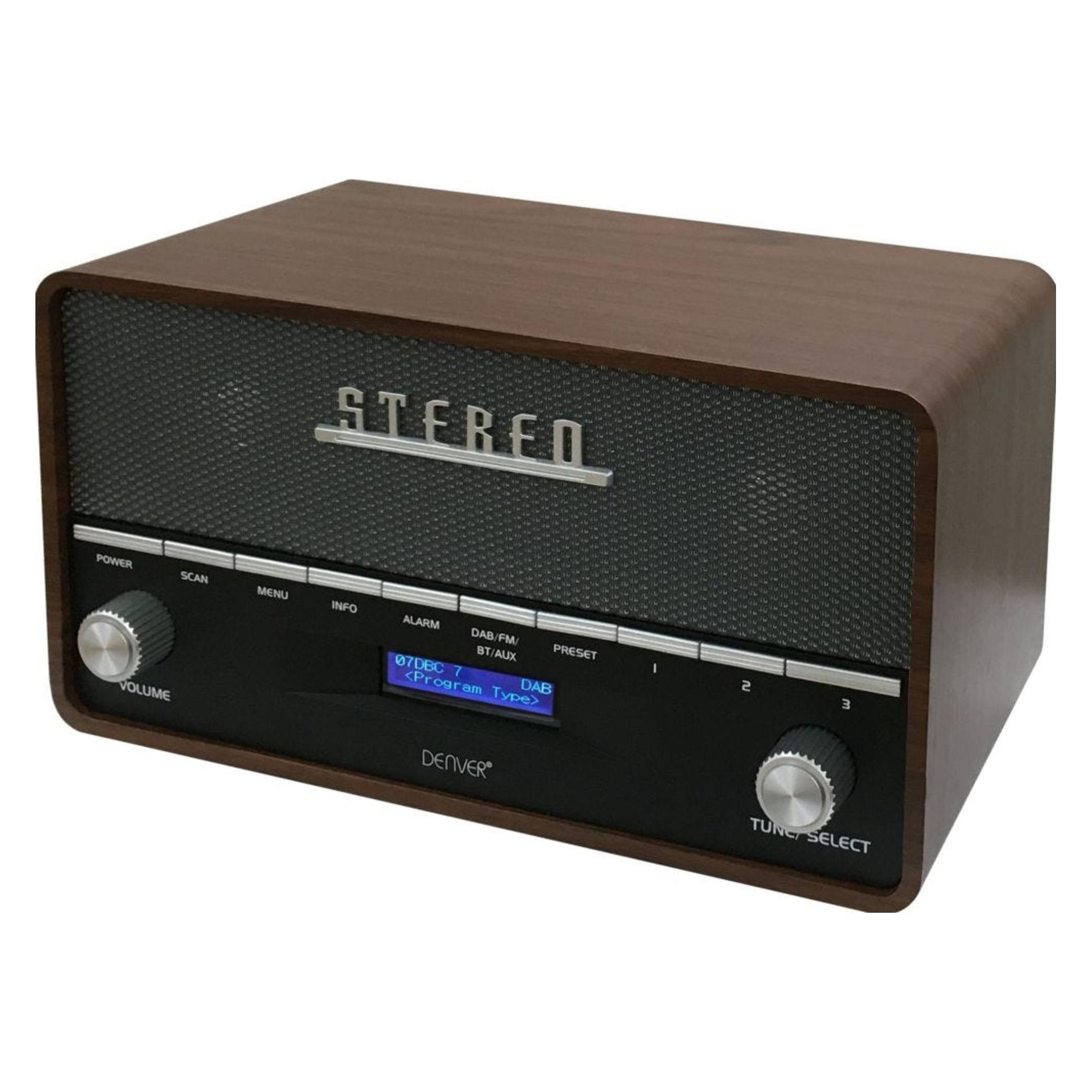 Denver DAB-36 DAB portable radio Black Brown Silver (DAB+, Bluetooth) (DAB-36)