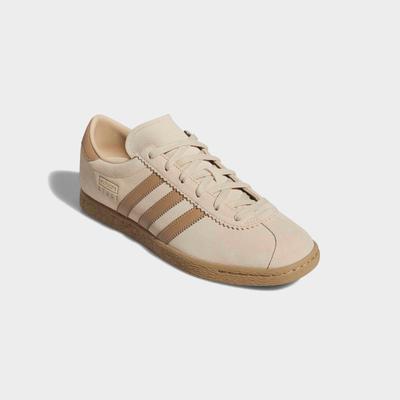 Sneaker ADIDAS ORIGINALS "STADT", Herren, Gr. 40, beige (magic beige, cardboard, gold metallic), Leder, Synthetik, Schuhe Sneaker