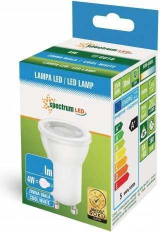 SPECTRUM MR11 LED-lamp 4W GU10 Koel wit (CW) 230V