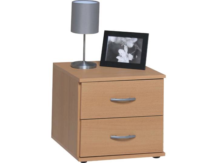 Container VOGL MÖBELFABRIK Barrie, Bürocontainer, Nachtschrank, mit Schubladen & Füssen , braun (buchefarben), B:40cm H:36cm T:40cm, Holzwerkstoff, Schränke, Container, verschiedene Ausführungen, Höhe 37 cm, Made in Germany