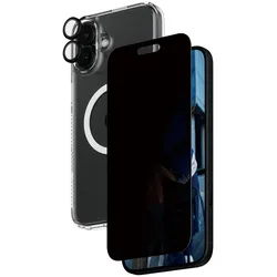 PanzerGlass® 3-in-1 Privacy Protection Schutzset für iPhone 16 Plus