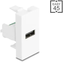 DELOCK Easy 45 Modul USB 2.0 Typ-A Buchse zu Terminalblock