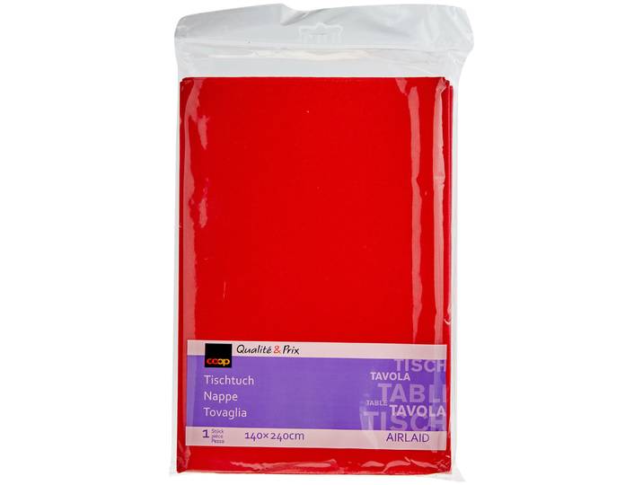 Inhouse Tischtuch Airlaid 140x240cm rot