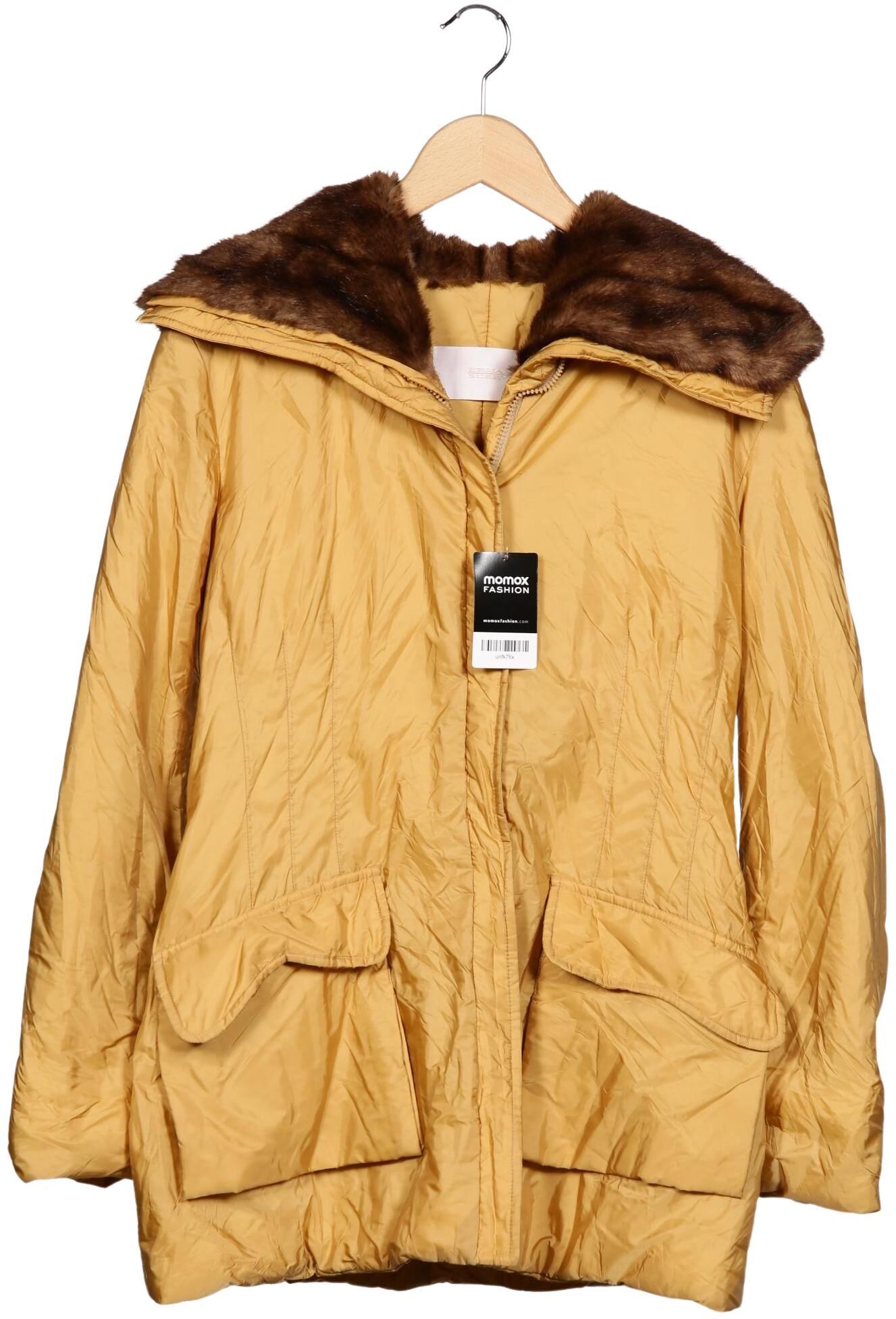 Ermanno Scervino Damen Jacke, Gelb, Gr. EU 38 (IT 44), Synthetik - Second Hand