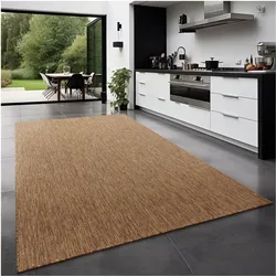 TT Home, Teppich, Teppich Outdoor Wohnzimmer Esszimmer Balkon Wetterfest (120 cm)