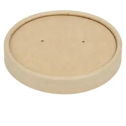 Colpac Deckel für recycelbare, mikrowellengeeignete Suppenbecher 225ml und 350ml