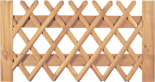 TETZNERJENT Jägerzaun braun Doppeltor 300 x 80 cm 08436047